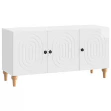   vidaXL TV szekrény Magasfényű Fehér 99 x 34,5 x 50 cm Szerelt Fa