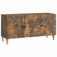   vidaXL TV szekrény Füstös Tölgy 99 x 34,5 x 50 cm Szerelt Fa