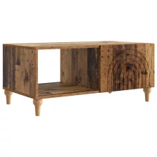 vidaXL Dohányzóasztal Antik Fa 90 x 50 x 40 cm Szerelt Fa