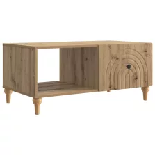   vidaXL Dohányzóasztal Kézműves Tölgy 90 x 50 x 40 cm Szerelt Fa