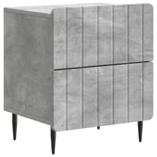   vidaXL Éjjeliszekrény Betonszürke 43 x 34,5 x 49,5 cm Szerelt Fa