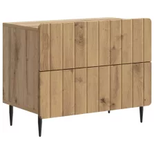   vidaXL Éjjeliszekrény Kézműves Tölgy 62 x 34,5 x 49,5 cm Szerelt Fa