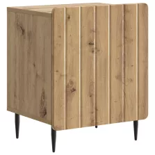   vidaXL Éjjeliszekrény Kézműves Tölgy 43 x 34,5 x 52 cm Szerelt Fa