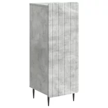 vidaXL Széf Betonszürke 34,5 x 33 x 92 cm Szerelt Fa