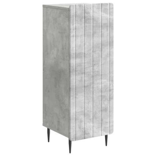 vidaXL Széf Betonszürke 34,5 x 33 x 92 cm Szerelt Fa