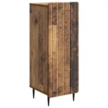 vidaXL Széf Antik Fa 34,5 x 33 x 92 cm Szerelt Fa