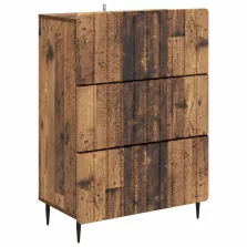   vidaXL Fiókos szekrény Antik Fa 66 x 34,5 x 92 cm Szerelt Fa