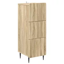   vidaXL Fiókos szekrény Sonoma Tölgy 33 x 34,5 x 92 cm Szerelt Fa