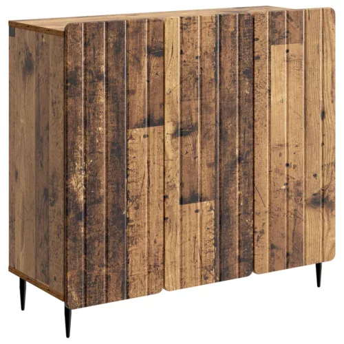 vidaXL Széf Antik Fa 89 x 34,5 x 82 cm Szerelt Fa