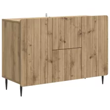   vidaXL Széf fiókkal Kézműves Tölgy 89 x 34,5 x 62 cm Szerelt Fa