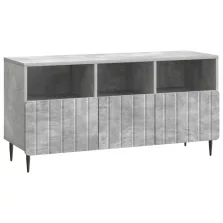   vidaXL TV szekrény fiókkal Betonszürke 102 x 34,5 x 50 cm Szerelt Fa