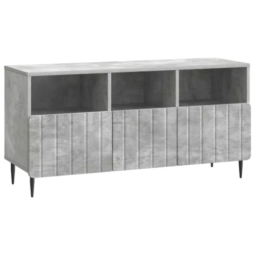 vidaXL TV szekrény fiókkal Betonszürke 102 x 34,5 x 50 cm Szerelt Fa