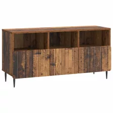   vidaXL TV szekrény fiókkal Antik Fa 102 x 34,5 x 50 cm Szerelt Fa