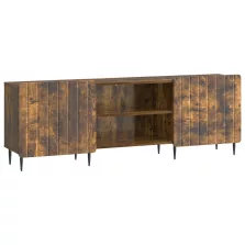   vidaXL TV szekrény Füstös Tölgy 150 x 31 x 52 cm Szerelt Fa