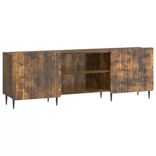 vidaXL TV szekrény Füstös Tölgy 150 x 31 x 52 cm Szerelt Fa