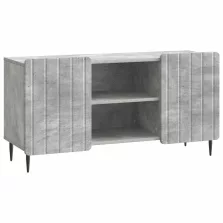   vidaXL TV szekrény Betonszürke 102 x 34,5 x 52 cm Szerelt Fa