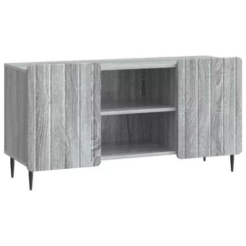 vidaXL TV szekrény Szürke Sonoma 102 x 34,5 x 52 cm Szerelt Fa