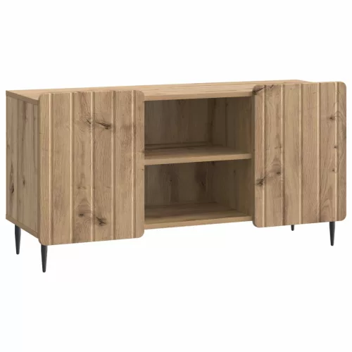 vidaXL TV szekrény Kézműves Tölgy 102 x 34,5 x 52 cm Szerelt Fa