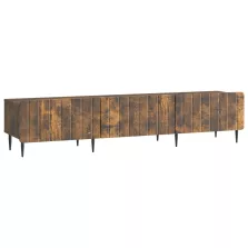   vidaXL TV szekrény fiókkal Füstös Tölgy 147 x 34,5 x 32 cm Szerelt Fa