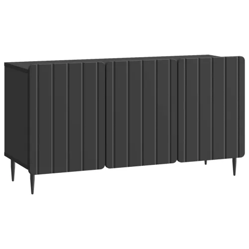 vidaXL TV szekrény Fekete 99 x 34,5 x 52 cm Szerelt Fa