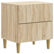   vidaXL Éjjeliszekrény Sonoma Tölgy 43 x 34,5 x 48 cm Szerelt Fa