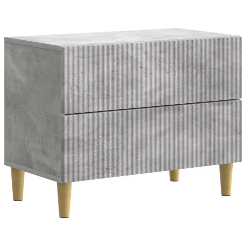 vidaXL Éjjeliszekrény fiókkal Betonszürke 62 x 34,5 x 48 cm Szerelt Fa