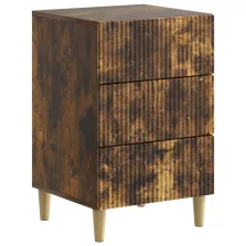   vidaXL Éjjeliszekrény Füstös Tölgy 43 x 41 x 66,5 cm Szerelt Fa