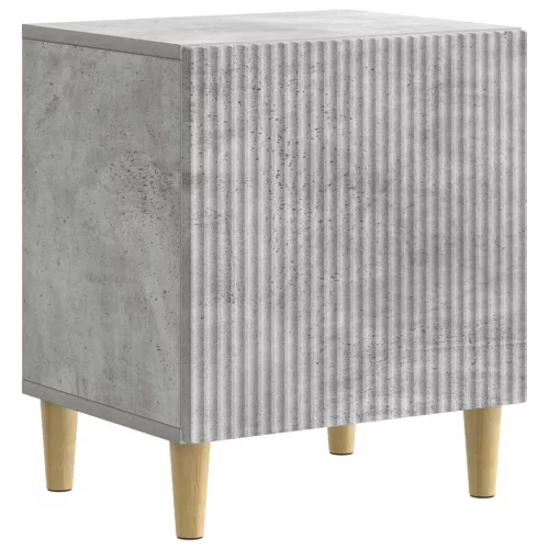 vidaXL Éjjeliszekrény Betonszürke 43 x 34,5 x 50 cm Szerelt Fa