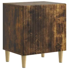   vidaXL Éjjeliszekrény Füstös Tölgy 43 x 34,5 x 50 cm Szerelt Fa