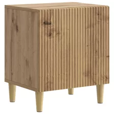   vidaXL Éjjeliszekrény Kézműves Tölgy 43 x 34,5 x 50 cm Szerelt Fa