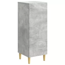 vidaXL Széf Betonszürke 33 x 34,5 x 90 cm Szerelt Fa