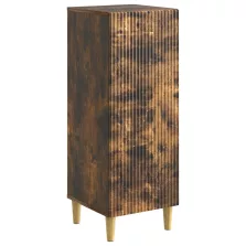 vidaXL Széf Füstös Tölgy 33 x 34,5 x 90 cm Szerelt Fa