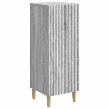 vidaXL Széf Szürke Sonoma 33 x 34,5 x 90 cm Szerelt Fa
