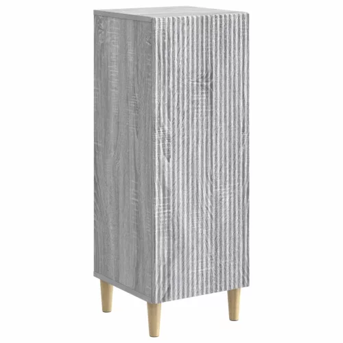 vidaXL Széf Szürke Sonoma 33 x 34,5 x 90 cm Szerelt Fa