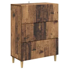   vidaXL Fiókos szekrény Antik Fa 66 x 34,5 x 90 cm Szerelt Fa
