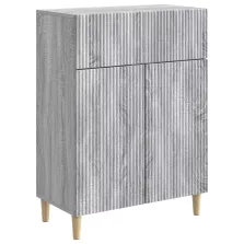   vidaXL Széf fiókkal Szürke Sonoma 66 x 34,5 x 90 cm Szerelt Fa