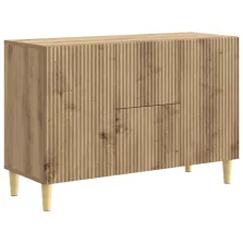   vidaXL Széf fiókkal Kézműves Tölgy 89 x 34,5 x 60 cm Szerelt Fa