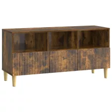   vidaXL TV szekrény fiókkal Füstös Tölgy 102 x 34,5 x 50 cm Szerelt Fa