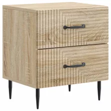   vidaXL Éjjeliszekrény Sonoma Tölgy 43 x 34,5 x 47,5 cm Szerelt Fa