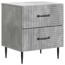   vidaXL Éjjeliszekrény Betonszürke 43 x 34,5 x 47,5 cm Szerelt Fa