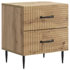   vidaXL Éjjeliszekrény Kézműves Tölgy 43 x 34,5 x 47,5 cm Szerelt Fa