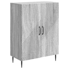 vidaXL Széf Szürke Sonoma 66 x 34,5 x 89,5 cm Szerelt Fa