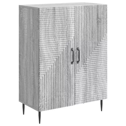 vidaXL Széf Szürke Sonoma 66 x 34,5 x 89,5 cm Szerelt Fa