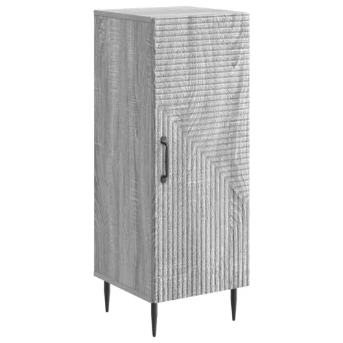 vidaXL Széf Szürke Sonoma 33 x 34,5 x 89,5 cm Szerelt Fa