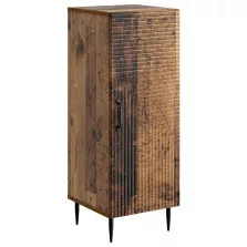 vidaXL Széf Antik Fa 33 x 34,5 x 89,5 cm Szerelt Fa