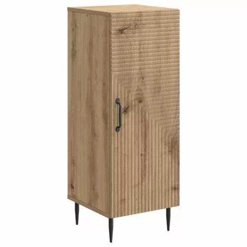 vidaXL Széf Kézműves Tölgy 33 x 34,5 x 89,5 cm Szerelt Fa