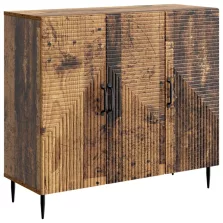 vidaXL Széf Antik Fa 89 x 34,5 x 80 cm Szerelt Fa