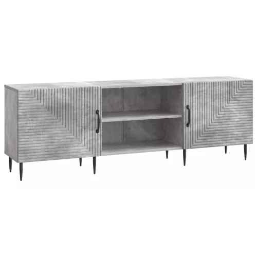vidaXL TV szekrény Betonszürke 150 x 31 x 50 cm Szerelt Fa