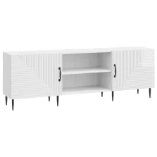   vidaXL TV szekrény Magasfényű Fehér 150 x 31 x 50 cm Szerelt Fa