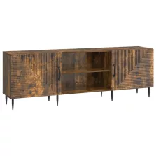   vidaXL TV szekrény Füstös Tölgy 150 x 31 x 50 cm Szerelt Fa